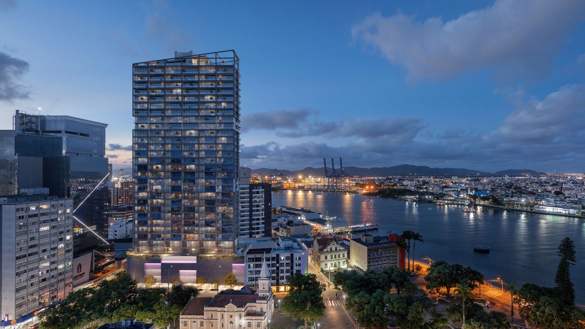 Studio com 46m² no Centro de Itajaí - Lançamentos | Adriana Magalhães Corretora CRECI 35.366